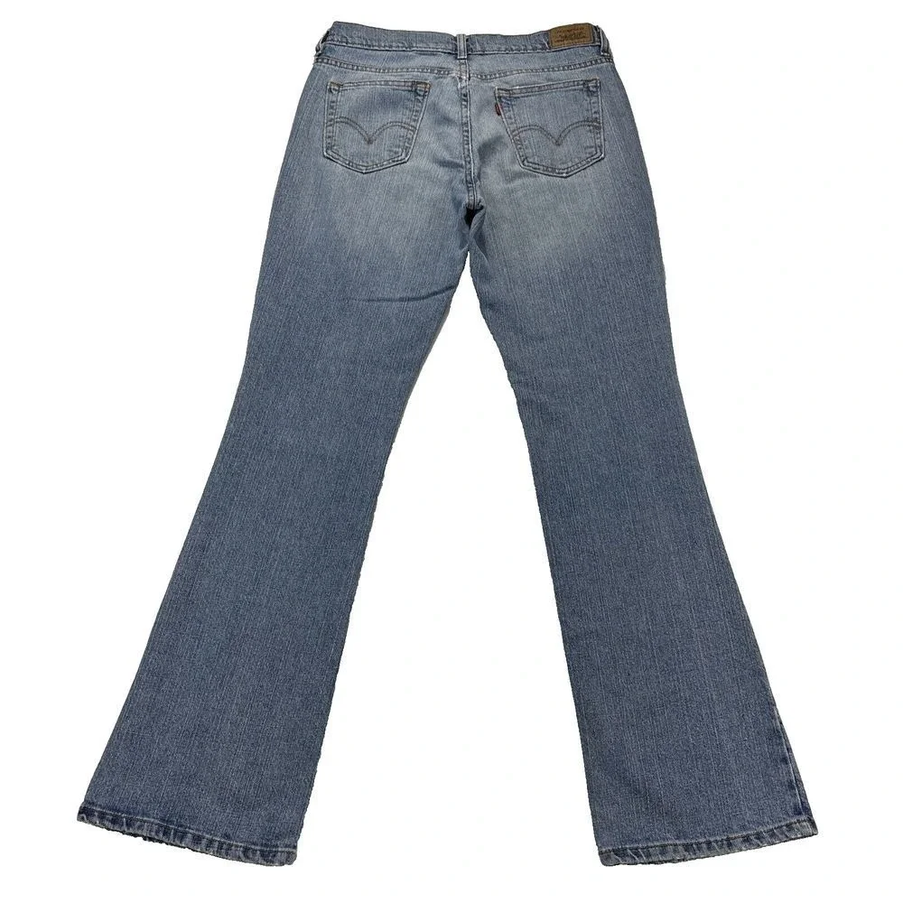 Levis 515 Womens Jeans 8L 31x33 Boot Cut Light Wash‎ Faded Barn Chore Hipster